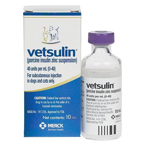 Lente- Veterinary labeled insulin. . Vetsulin walmart